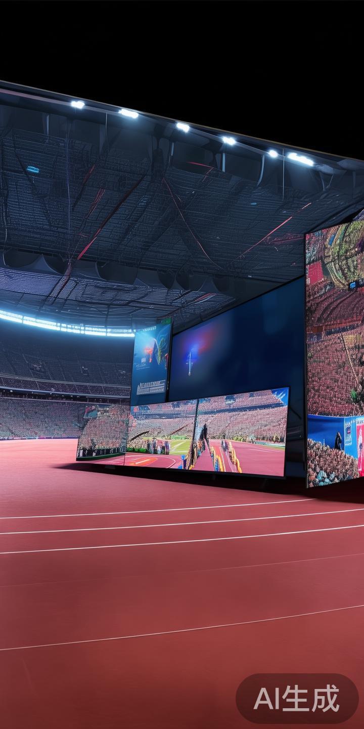 以2023年世界田径锦标赛为例，英皇体育频道采用了